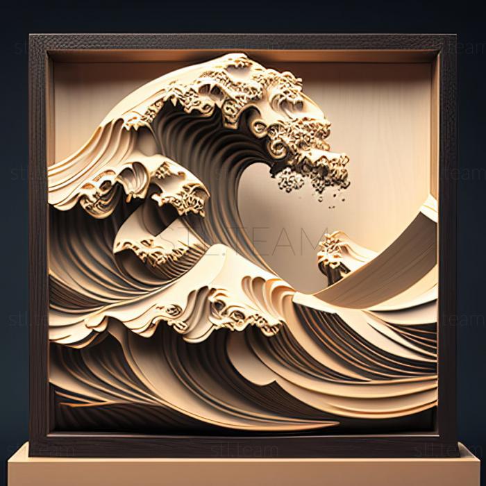 3D модель Св великая волна (STL)